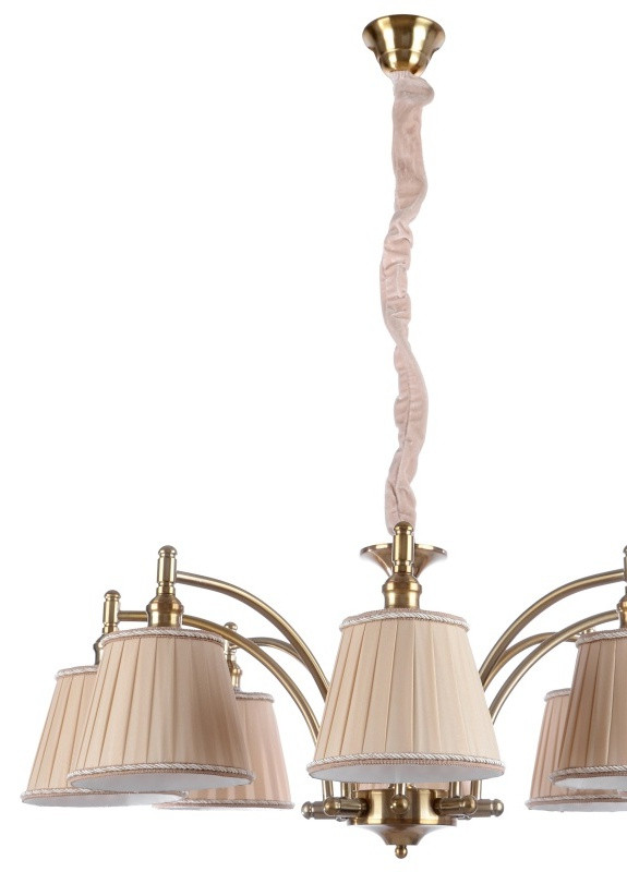 Люстра подвесная классическая с абажуром BKL-571S/8 E14 Brille (253887318)