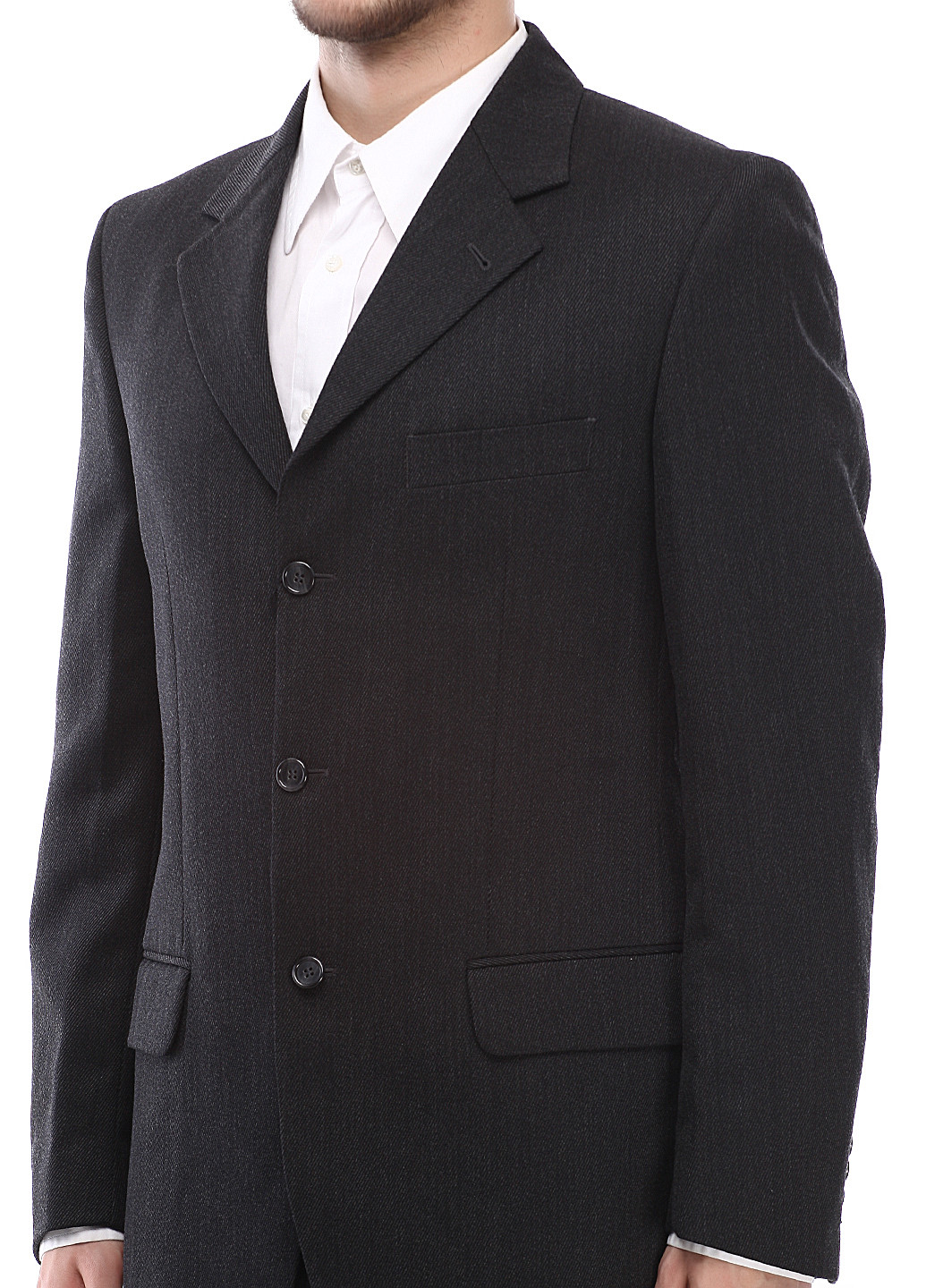 Пиджак Bocodo с длинным рукавом однотонный чёрный деловой