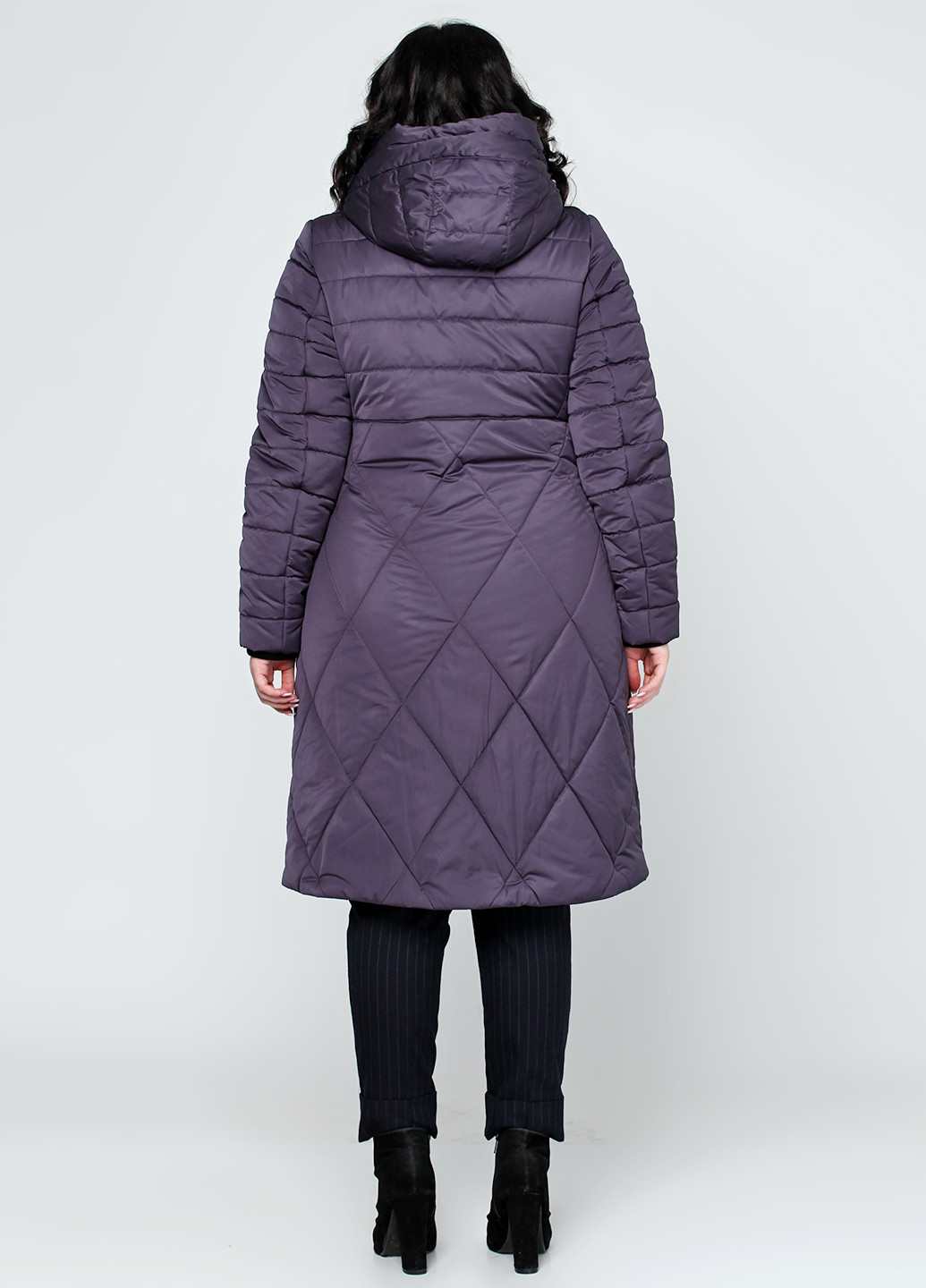 Темно-фиолетовая зимняя куртка Aranda
