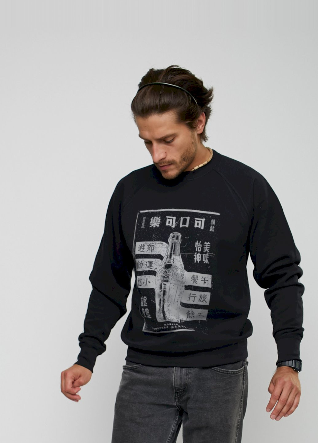 Черный свитшот мужской YAPPI (198688819)