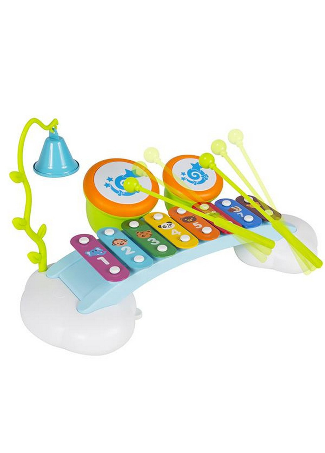 Игрушка Ксилофон радуга 20,5х38х22 см Hola Toys (228856895)