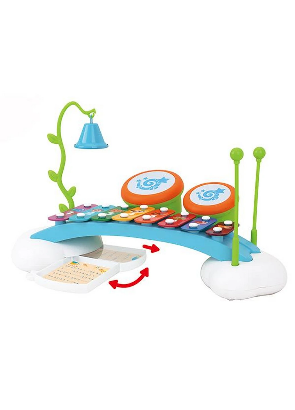 Игрушка Ксилофон радуга 20,5х38х22 см Hola Toys (228856895)