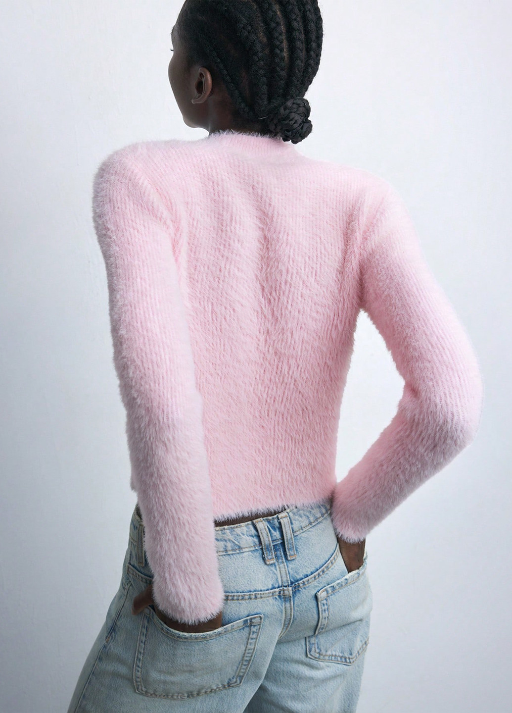 Бледно-розовый демисезонный джемпер джемпер SHEIN