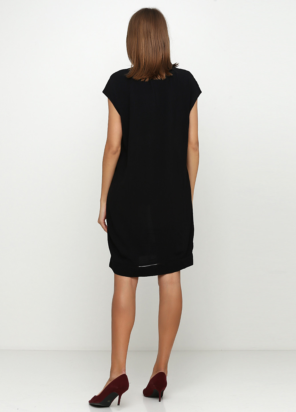 Чорна кежуал сукня сукня-футболка Desigual з малюнком