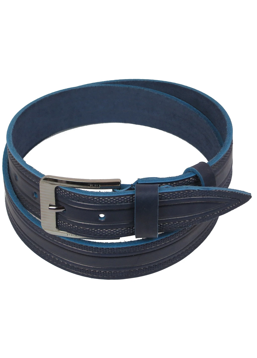 Чоловік шкіряний ремінь 117-137х4 см Skipper (233420690)