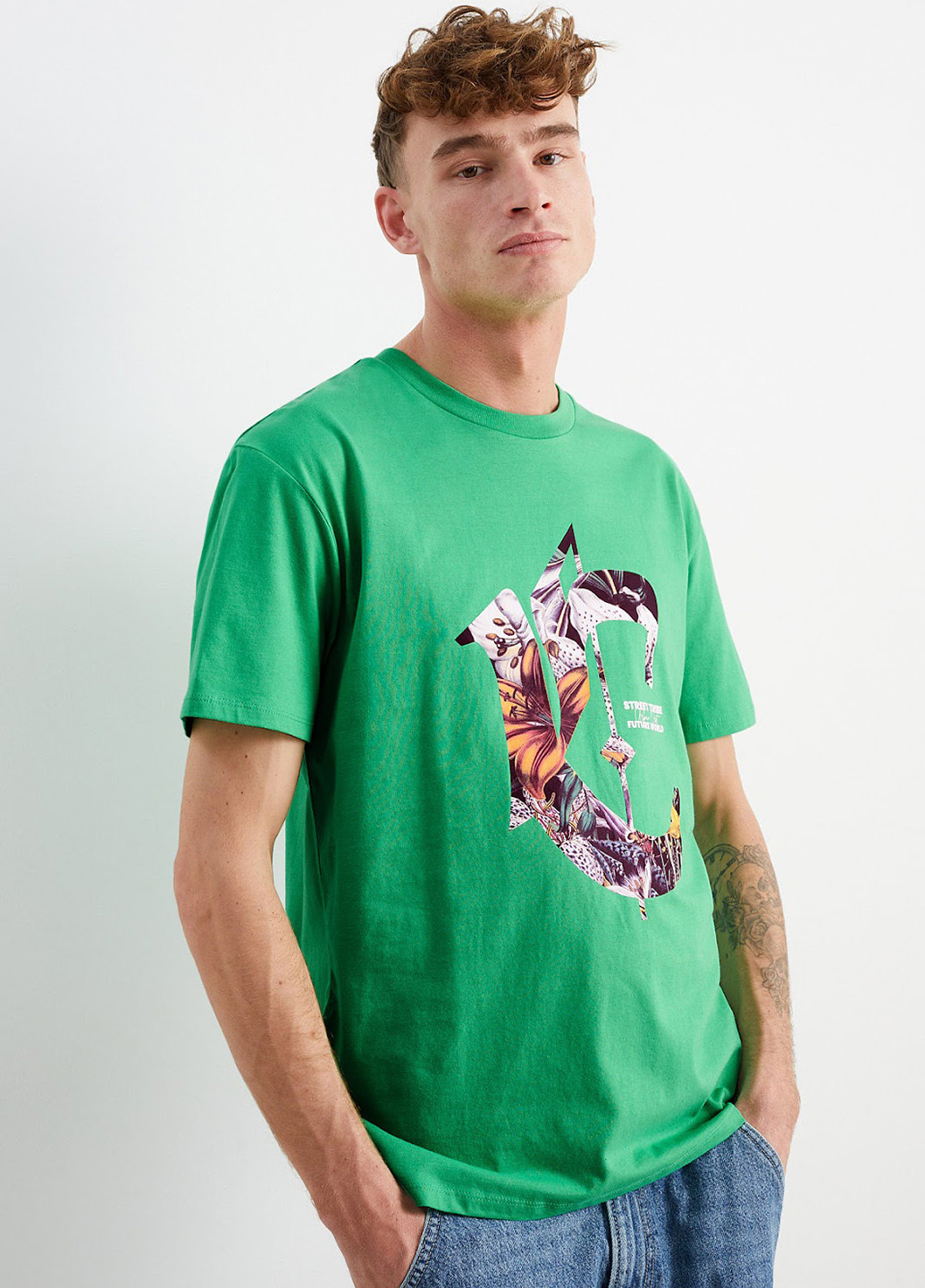 Зелена футболка C&A