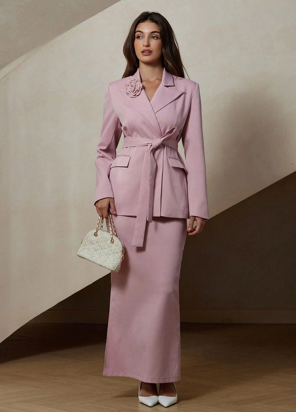 Костюм (жакет, спідниця) SHEIN (346396013)