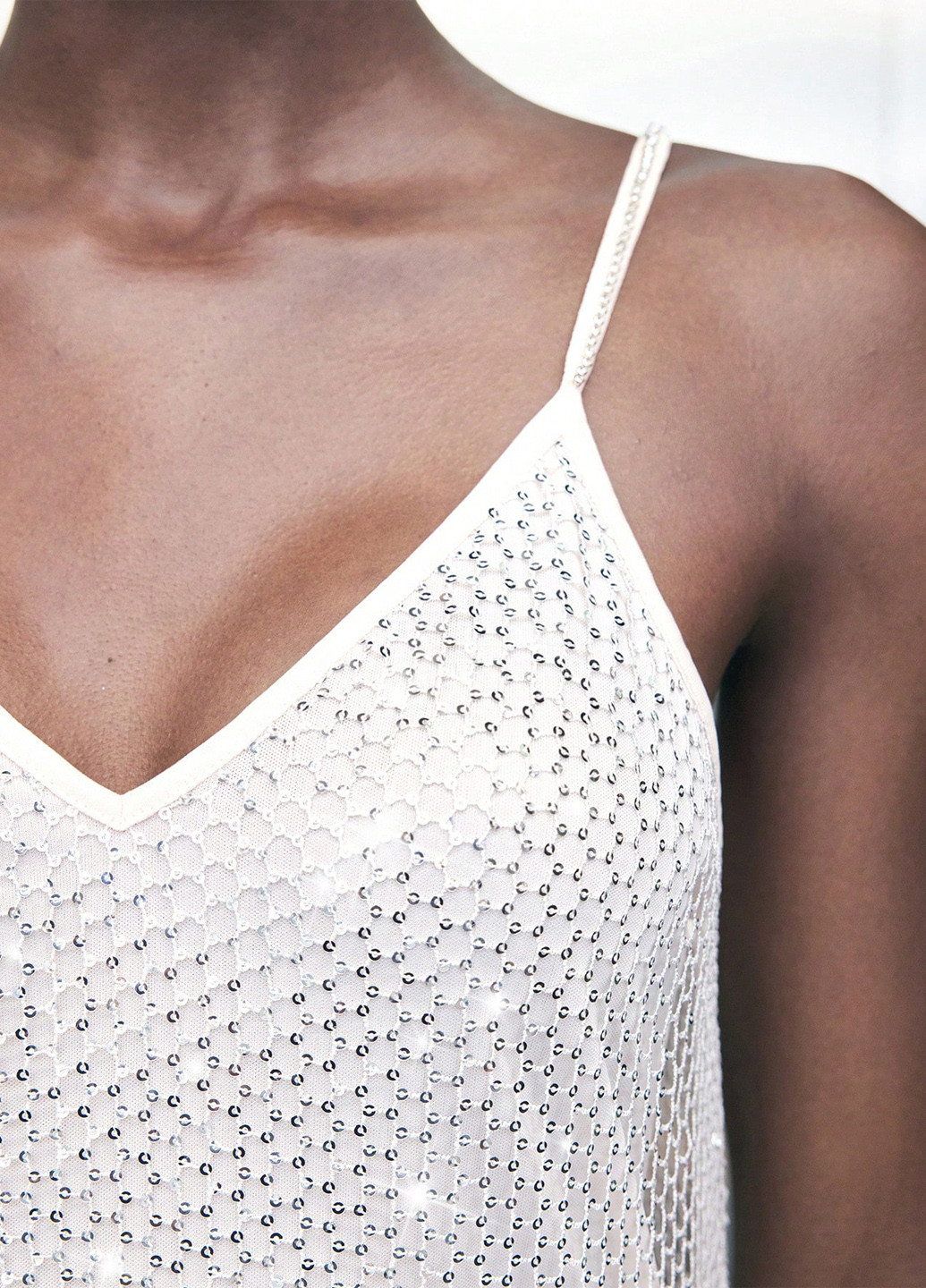 Білий святковий, коктейльна сукня сукня-комбінація SHEIN однотонна