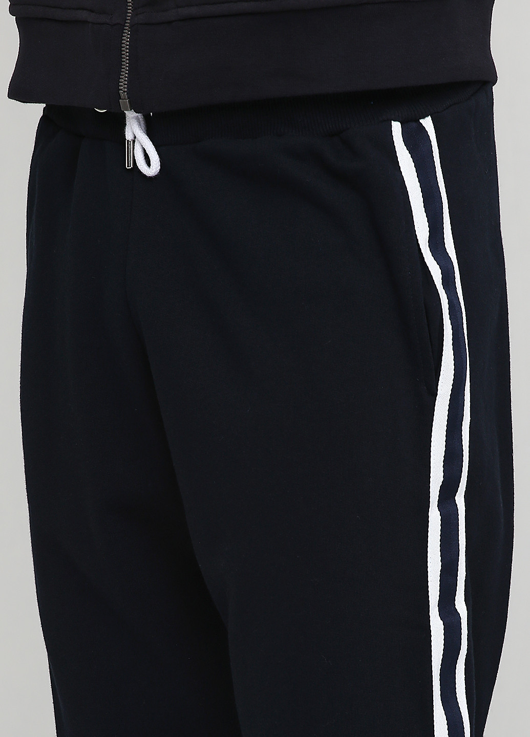 Темно-синие спортивные демисезонные прямые брюки Primark