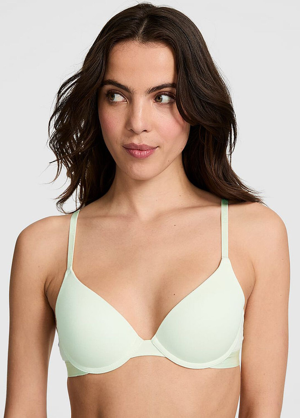 Салатовый демисезонный комплект (бюстгальтер, трусики) Victoria's Secret