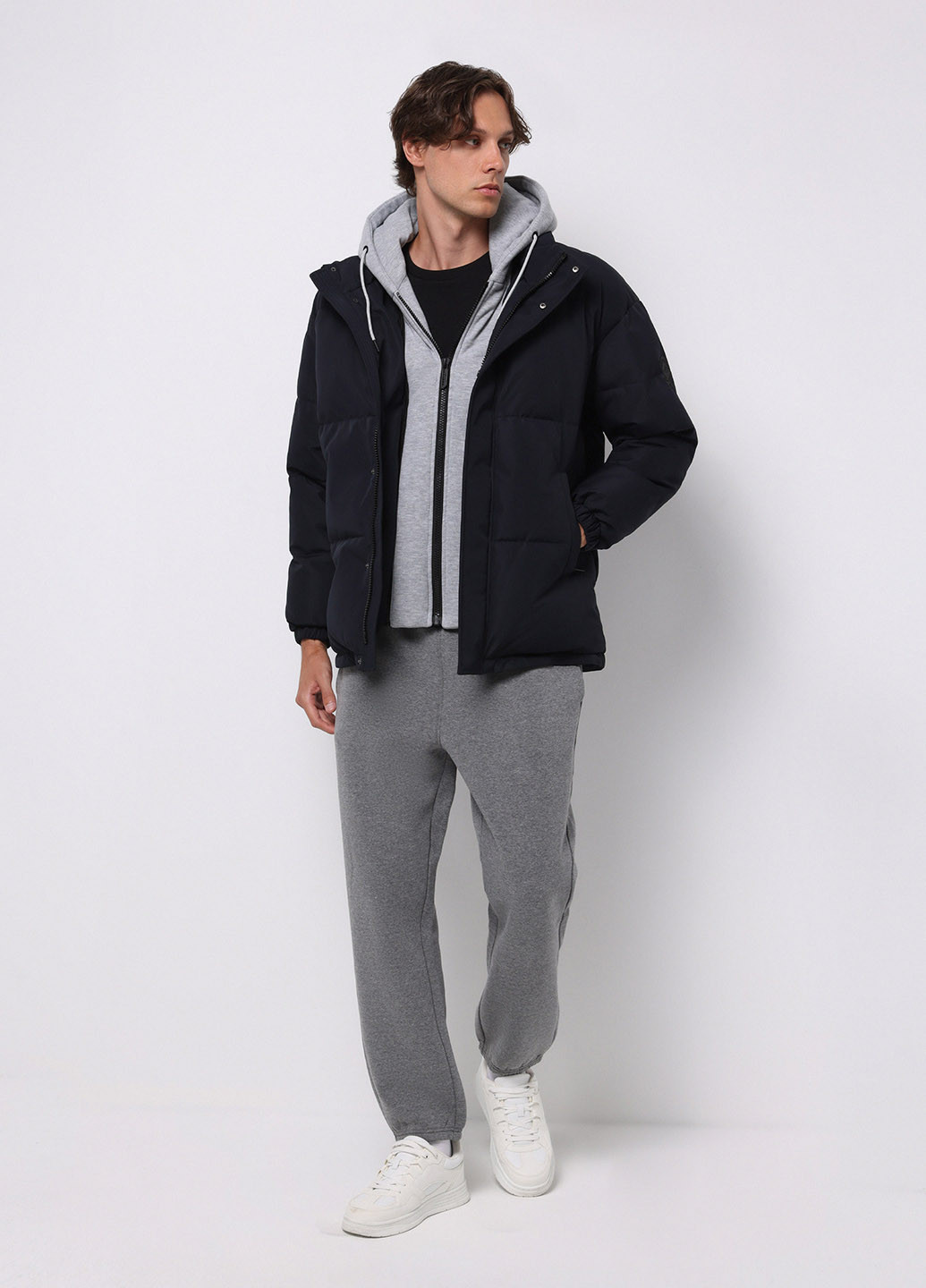 Темно-синяя зимняя куртка Colin's