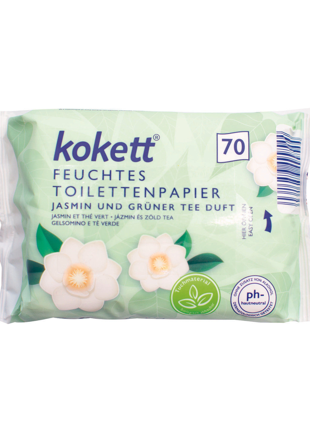 Влажная туалетная бумага-салфетки Jasmin 70 шт Kokett (254094992)