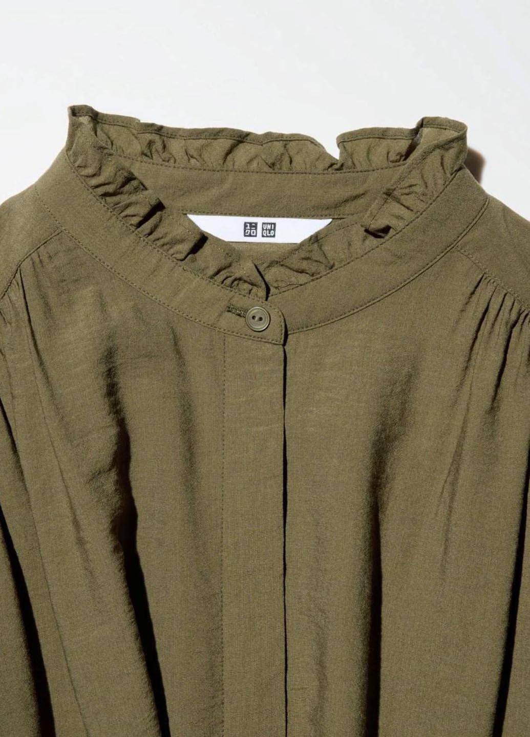 Зелена блузка Uniqlo