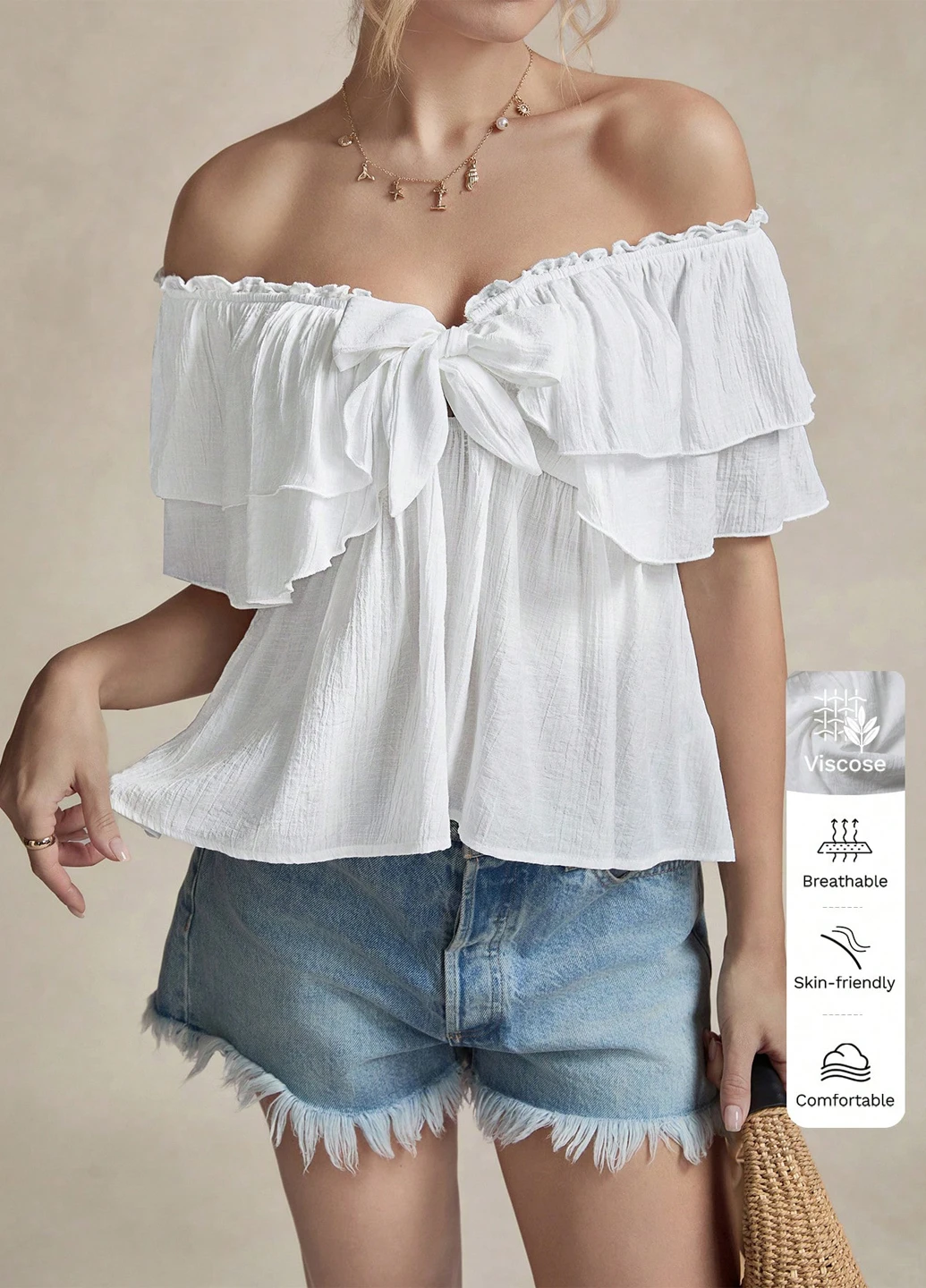 Біла блуза SHEIN