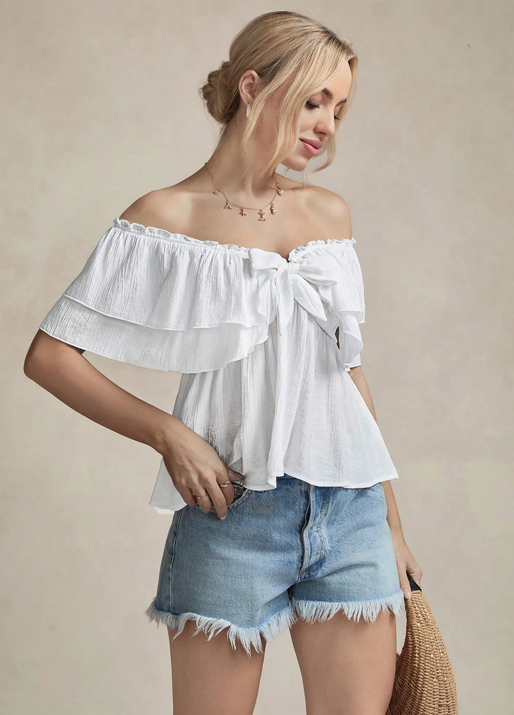 Біла блуза SHEIN