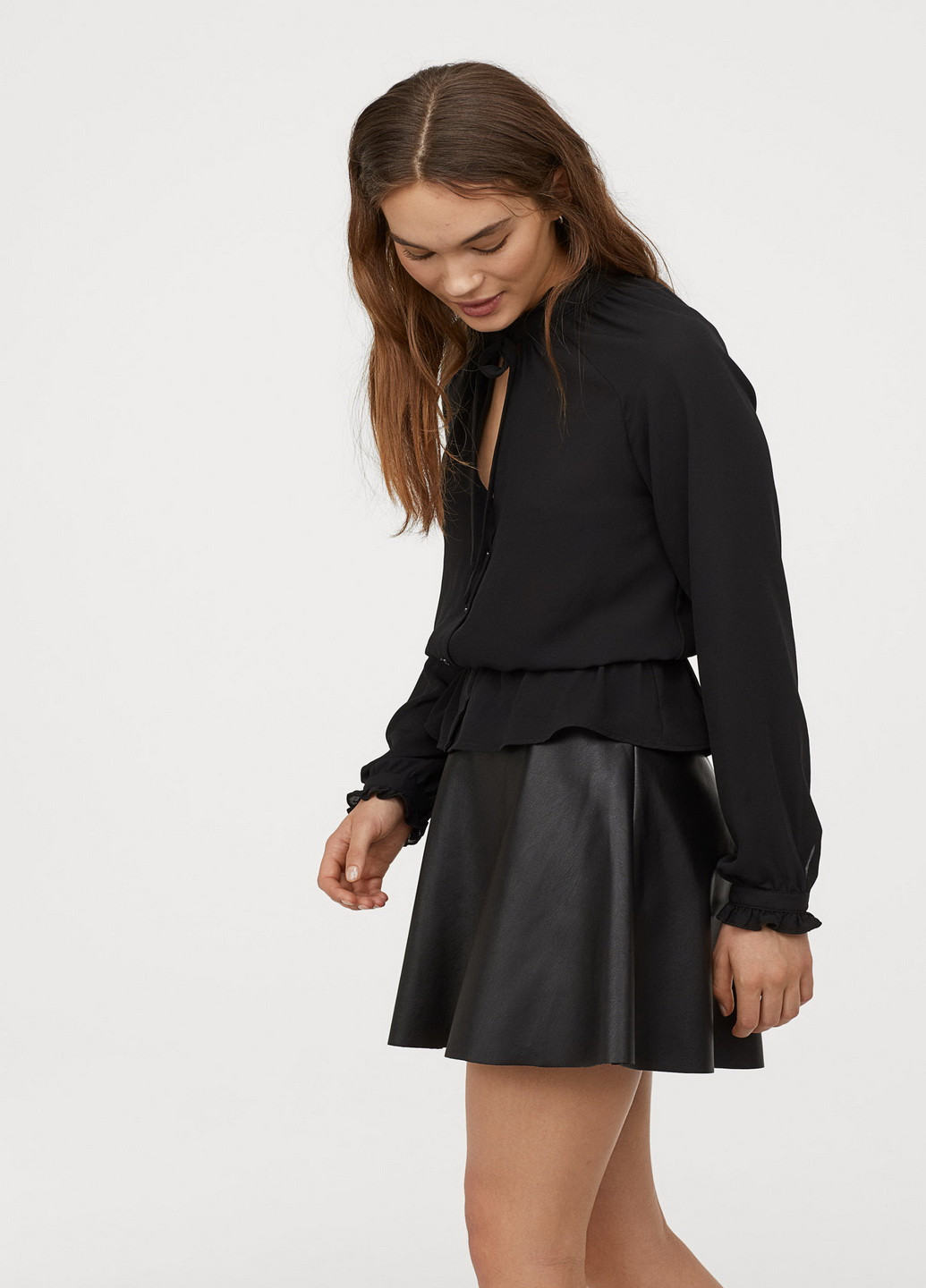 Чорна блуза H&M