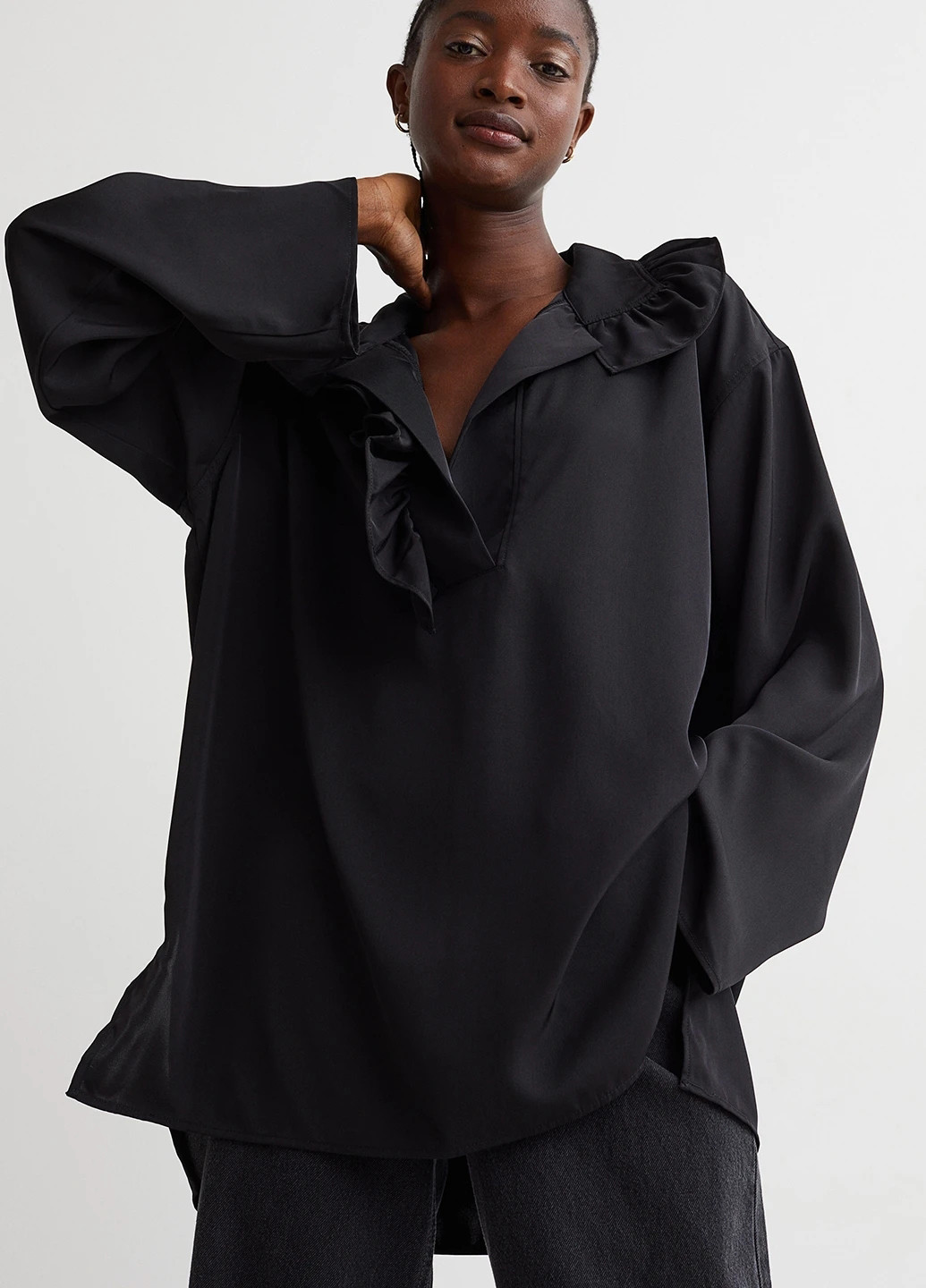 Чорна блуза H&M