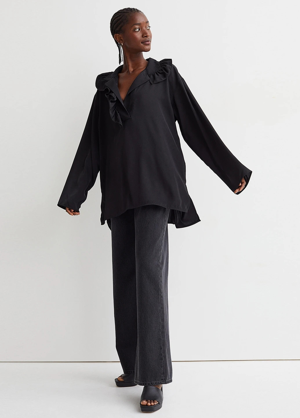 Чорна блуза H&M