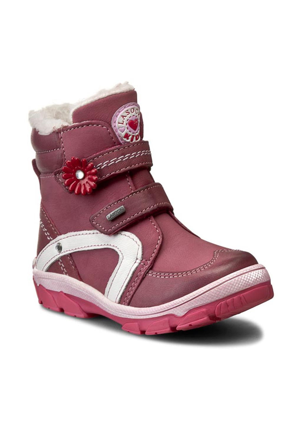 Темно-розовые кэжуал зимние чоботи lasocki kids ci12-2515-03 Lasocki Kids