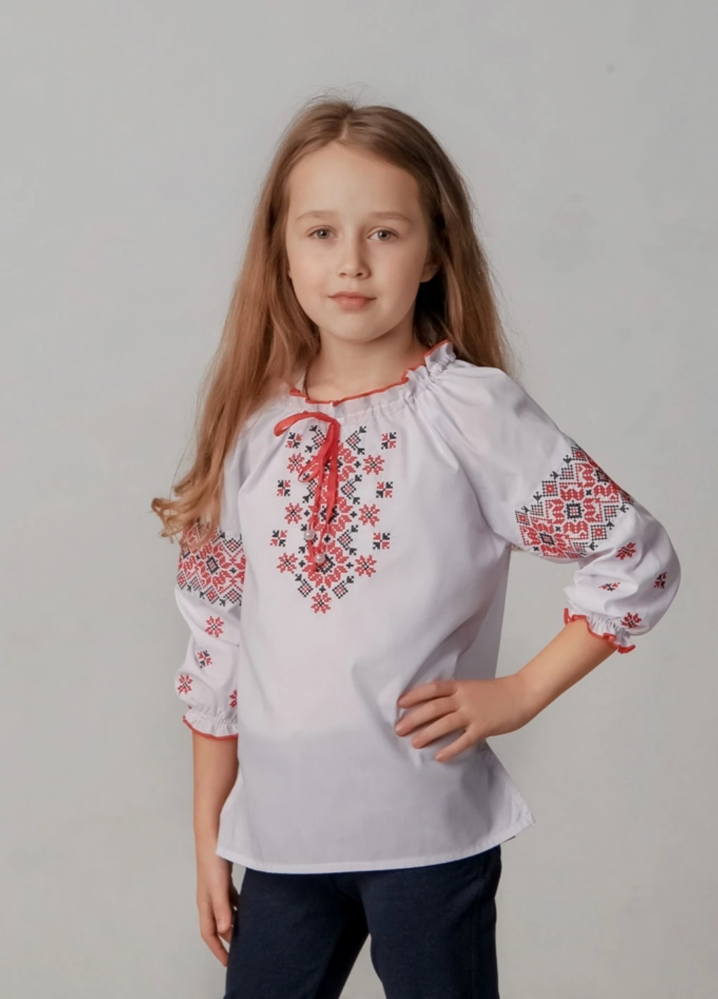 Белая рубашка Vyshyvanka узор украинская символика (187552557)