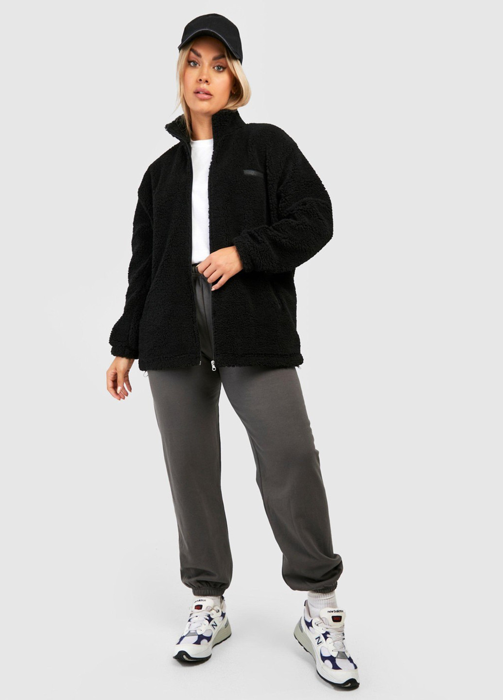 Черная демисезонная куртка Boohoo