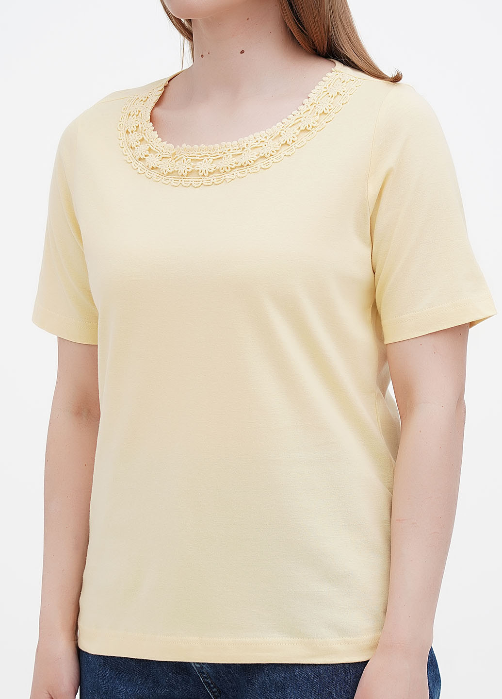 Жовта літня футболка Minus