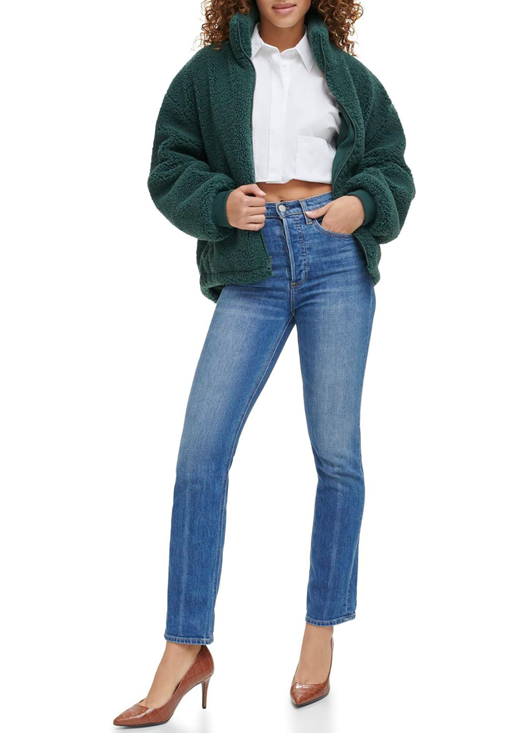 Зеленая демисезонная куртка Levi's