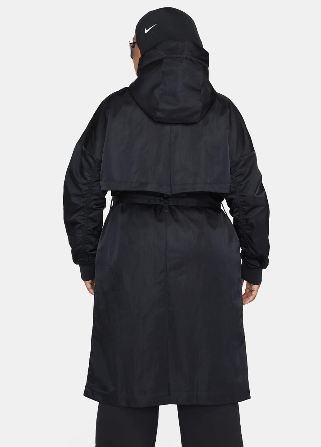 Чорна демісезонна куртка fb4521-010 Nike Sportswear Essentials Trench Jacket