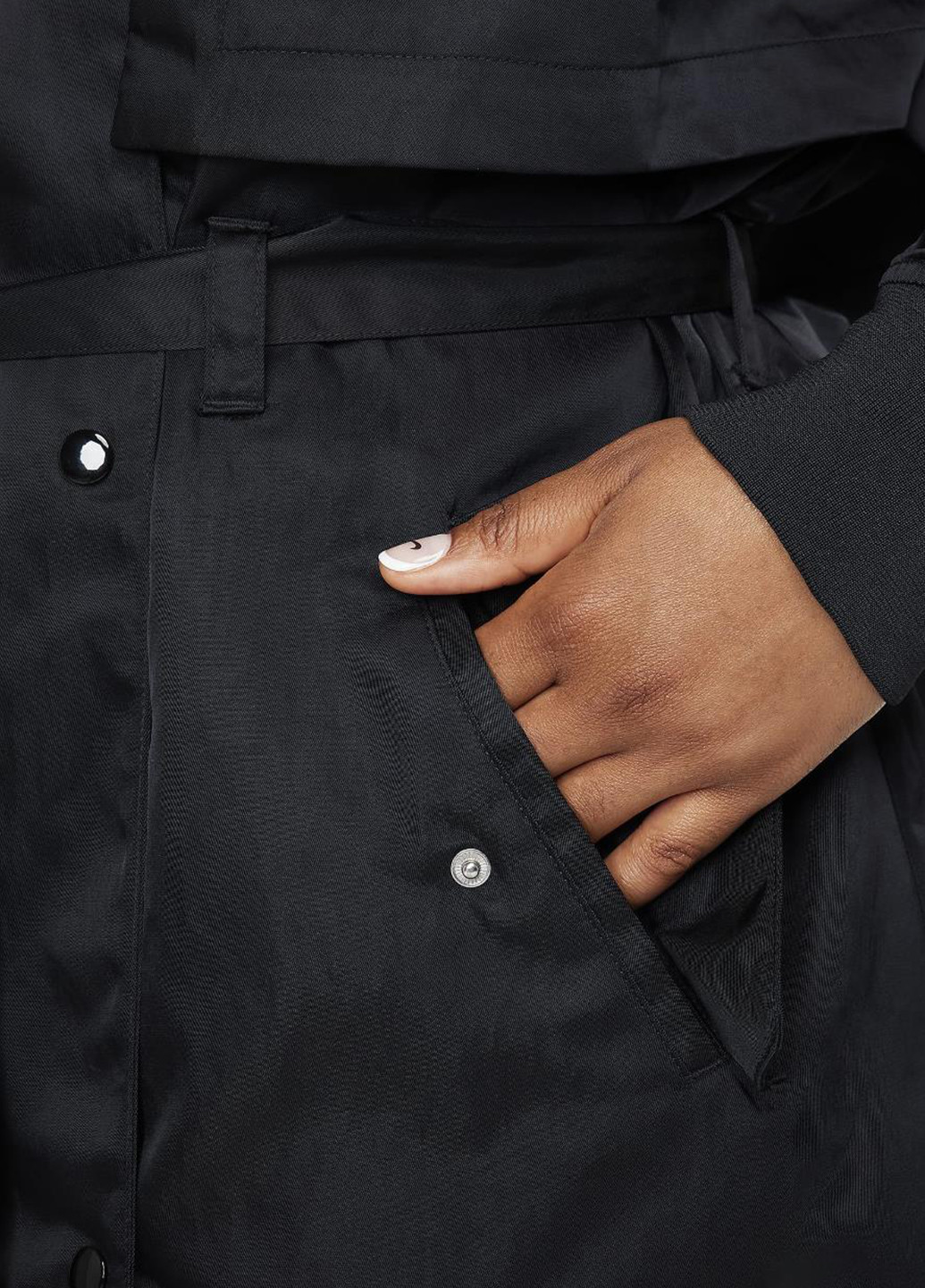 Чорна демісезонна куртка fb4521-010 Nike Sportswear Essentials Trench Jacket