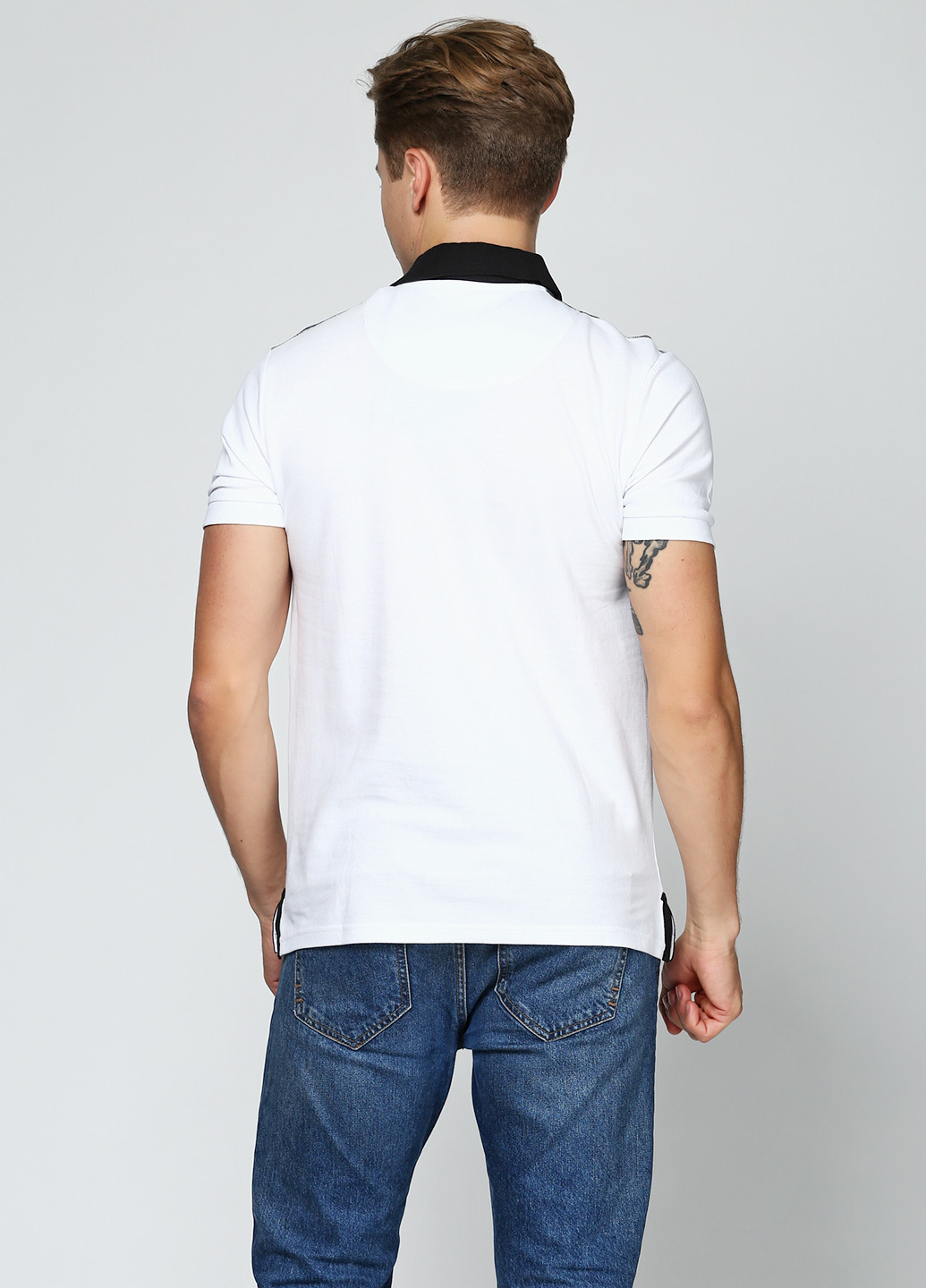 Белая футболка-поло для мужчин Philipp Plein