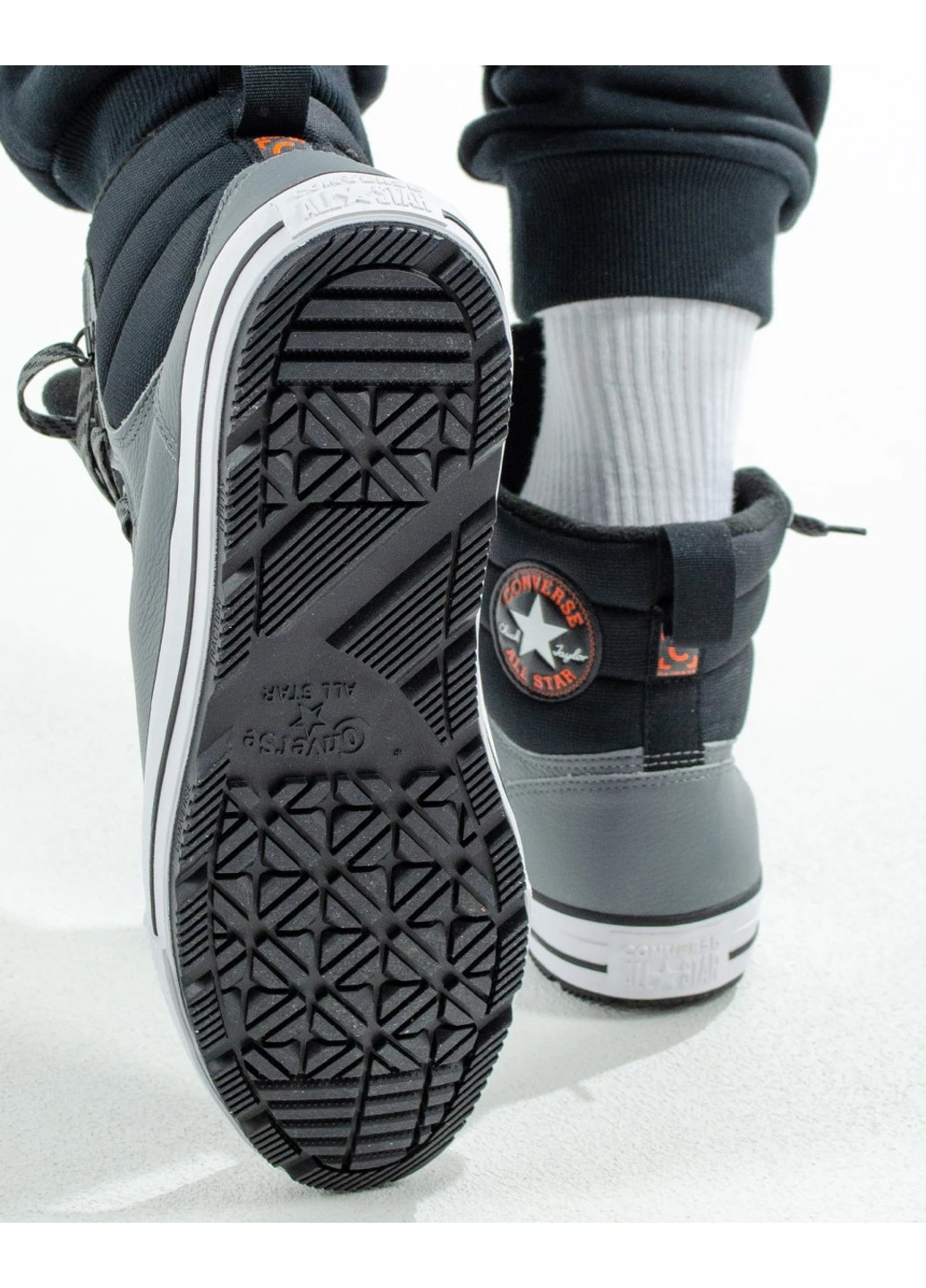 Сірі кеди chuck taylor all star berkshire boot Converse