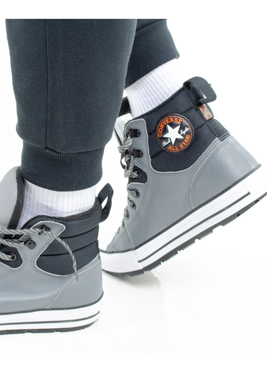 Сірі кеди chuck taylor all star berkshire boot Converse
