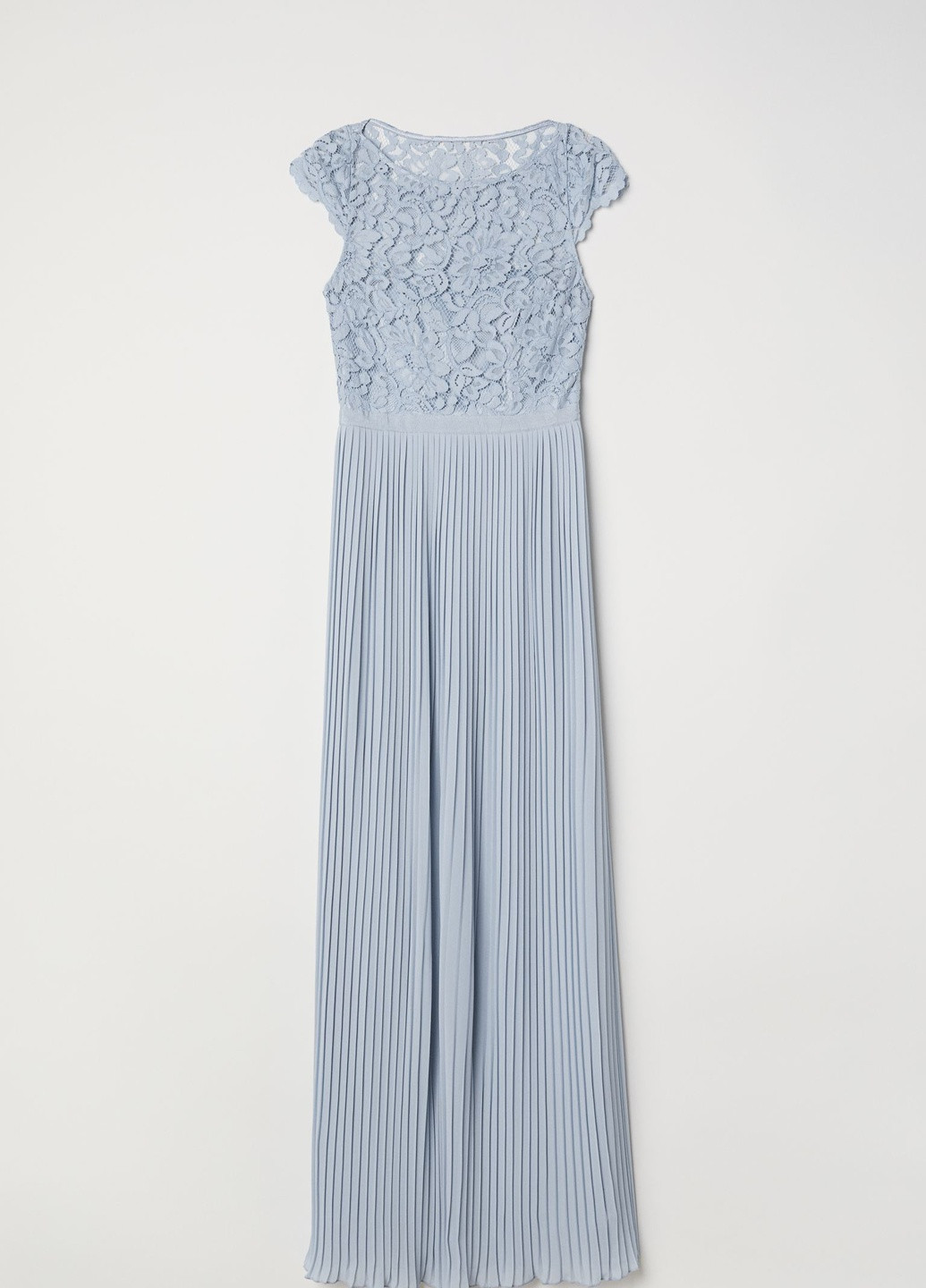 Блакитна кежуал сукня H&M однотонна