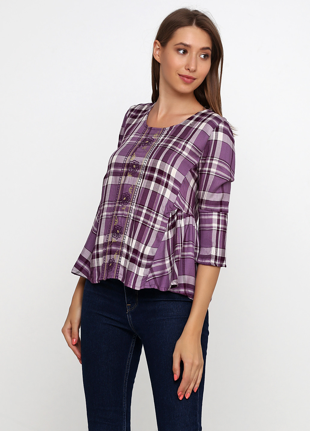 Сиреневая блуза Blue Rain