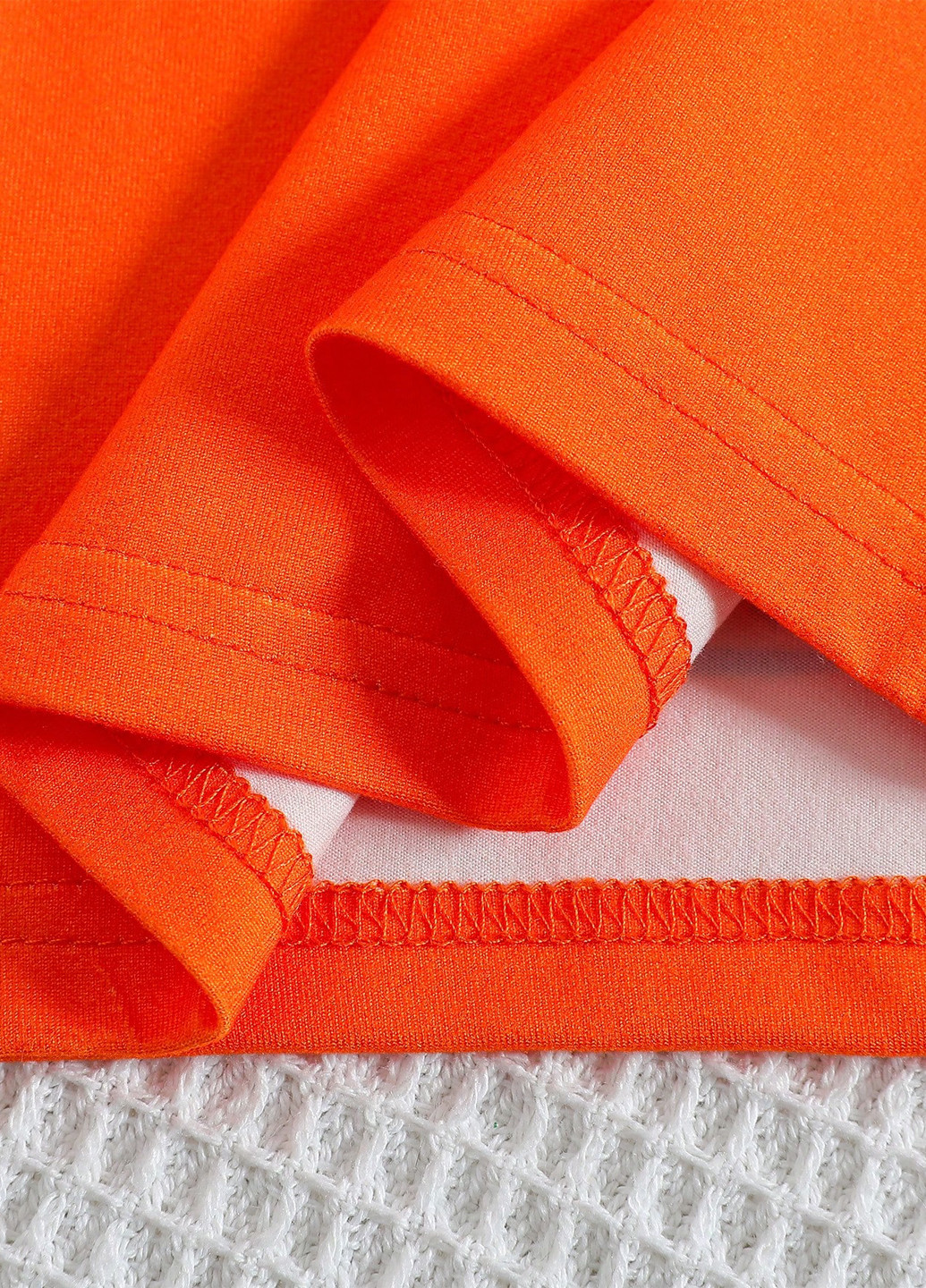 Оранжевая всесезон пижама (лонгслив, брюки) лонгслив + брюки SHEIN