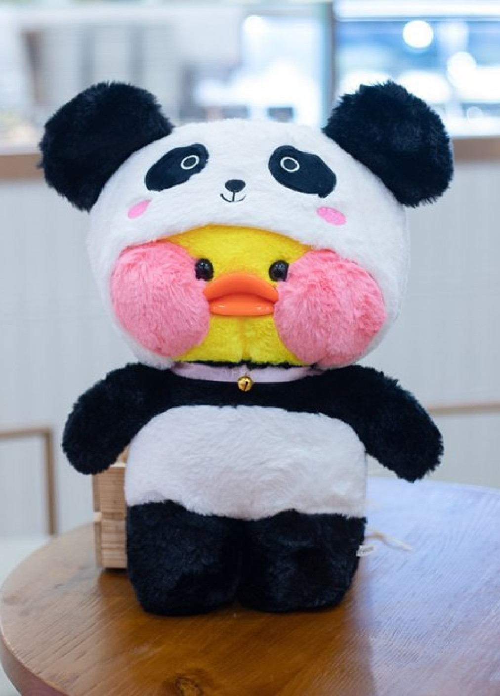 Мягкая плюшевая игрушка утка Лалафанфан 30 см (473570-Prob) Панда Unbranded (255287798)