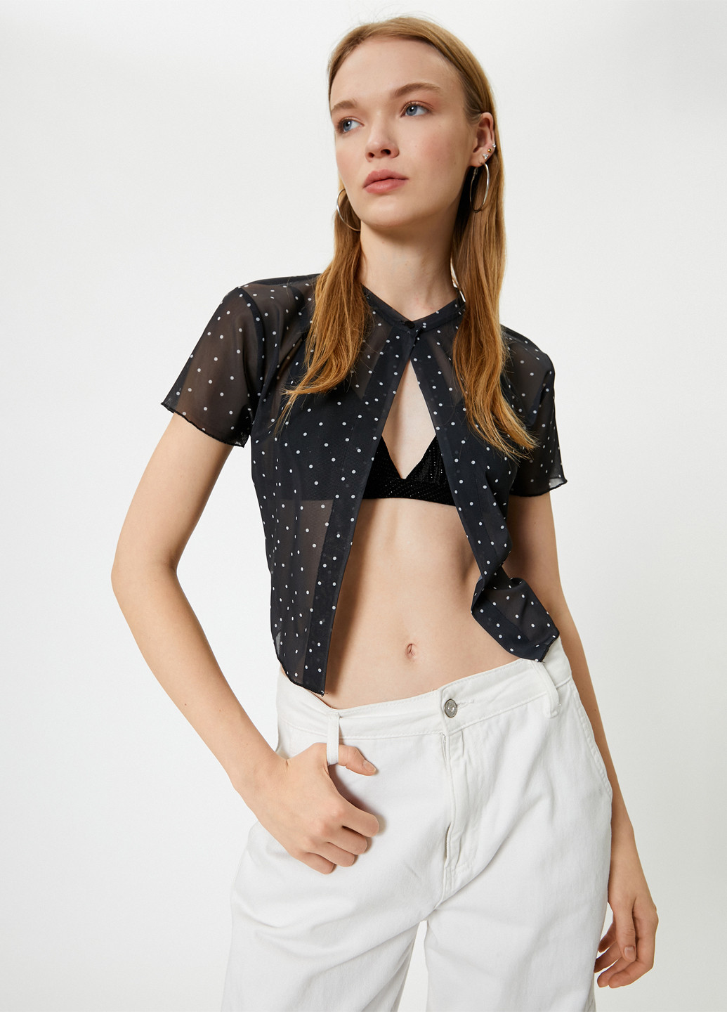 Чорна блузка KOTON