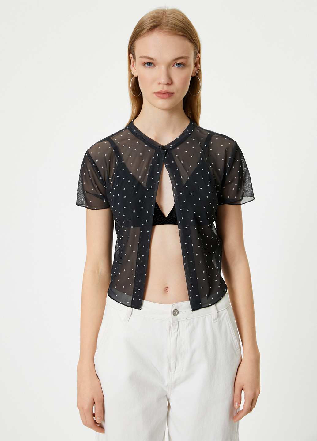 Чорна блузка KOTON