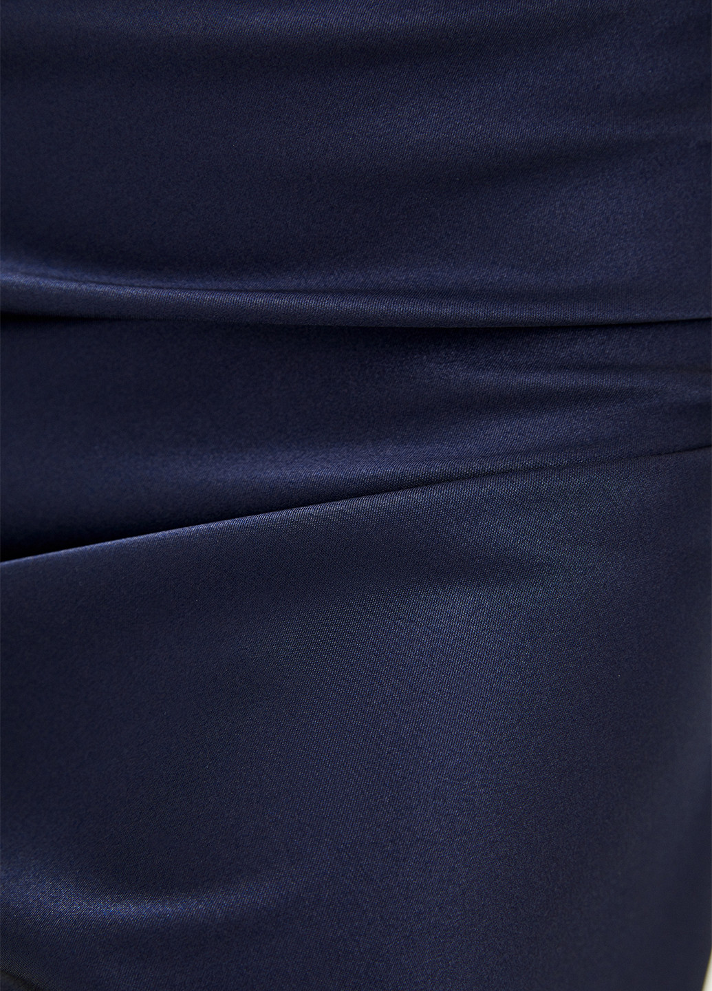 Синяя кэжуал однотонная юбка One Two dress а-силуэта (трапеция)