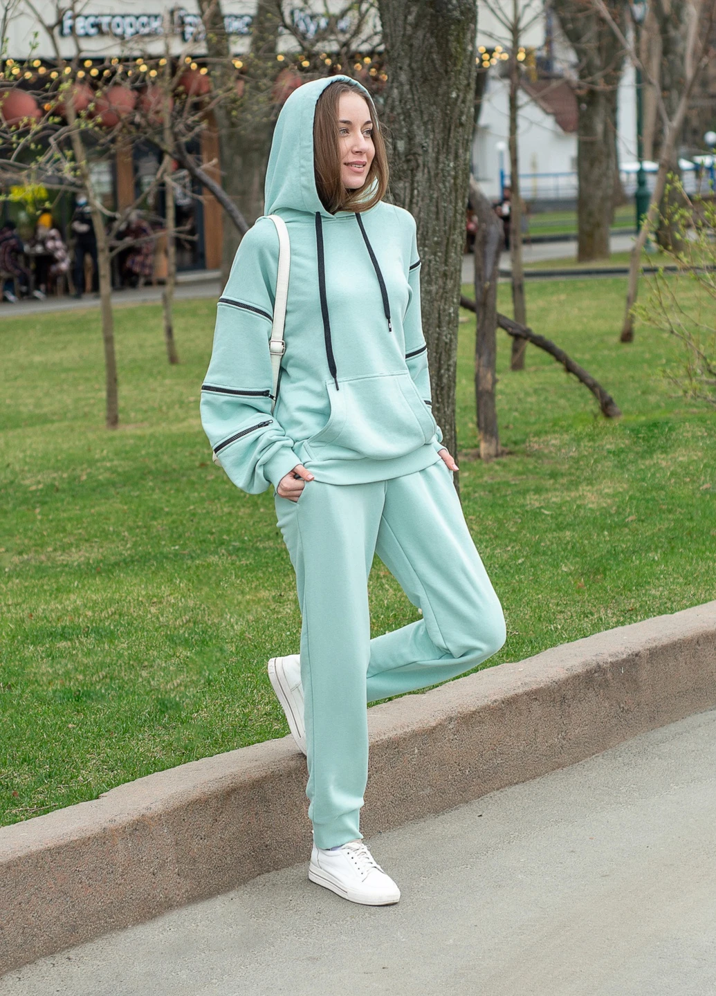 Худі oversize "SNAKE" м'ятна InRed (248407712)