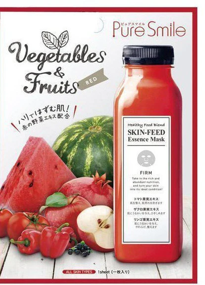 Маска для обличчя червона Essence VegetablesFruits 23 мл Pure Smile (248204589)