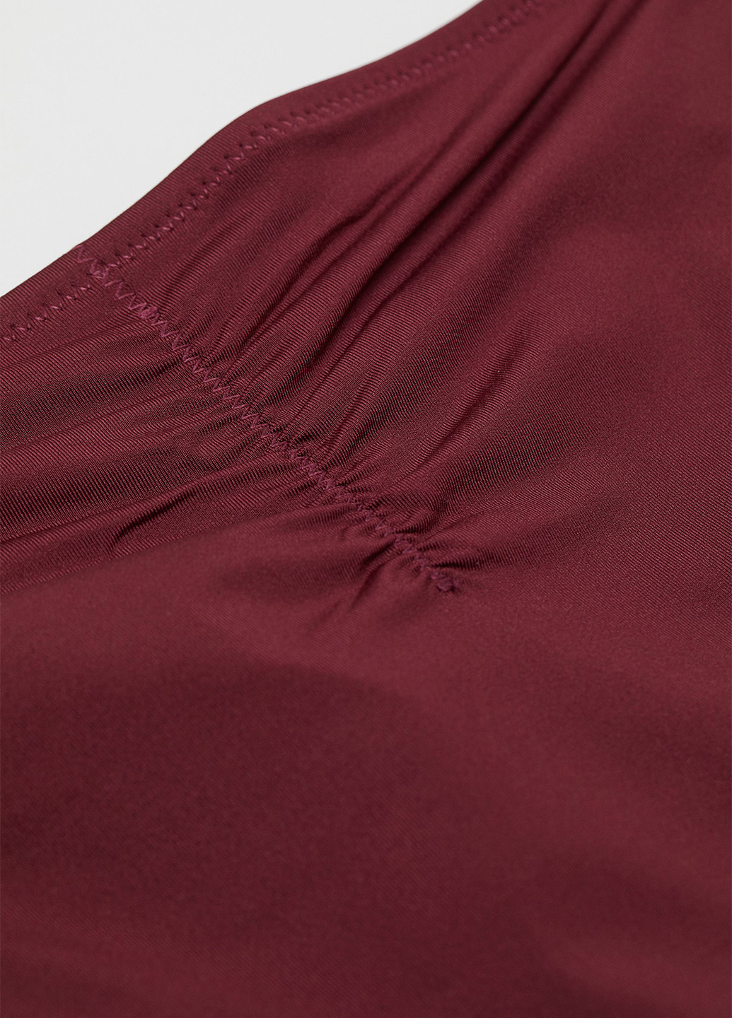 Бордовые купальные трусики однотонные H&M