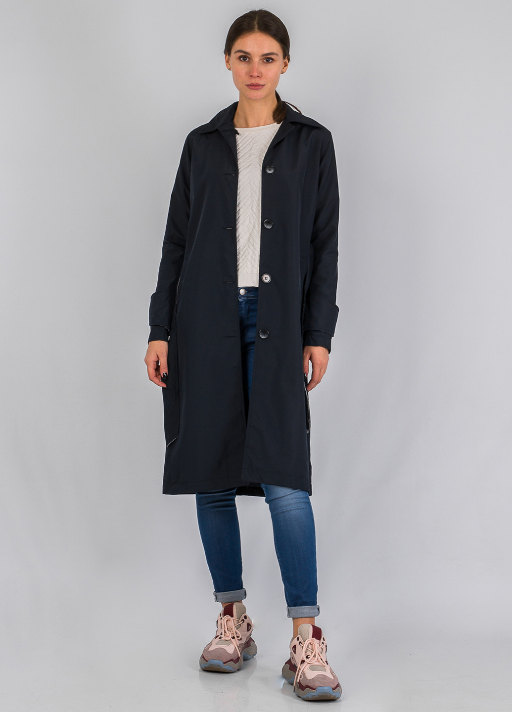 Плащ Bebe Plus тренчкот на гудзиках демісезон (253382395)