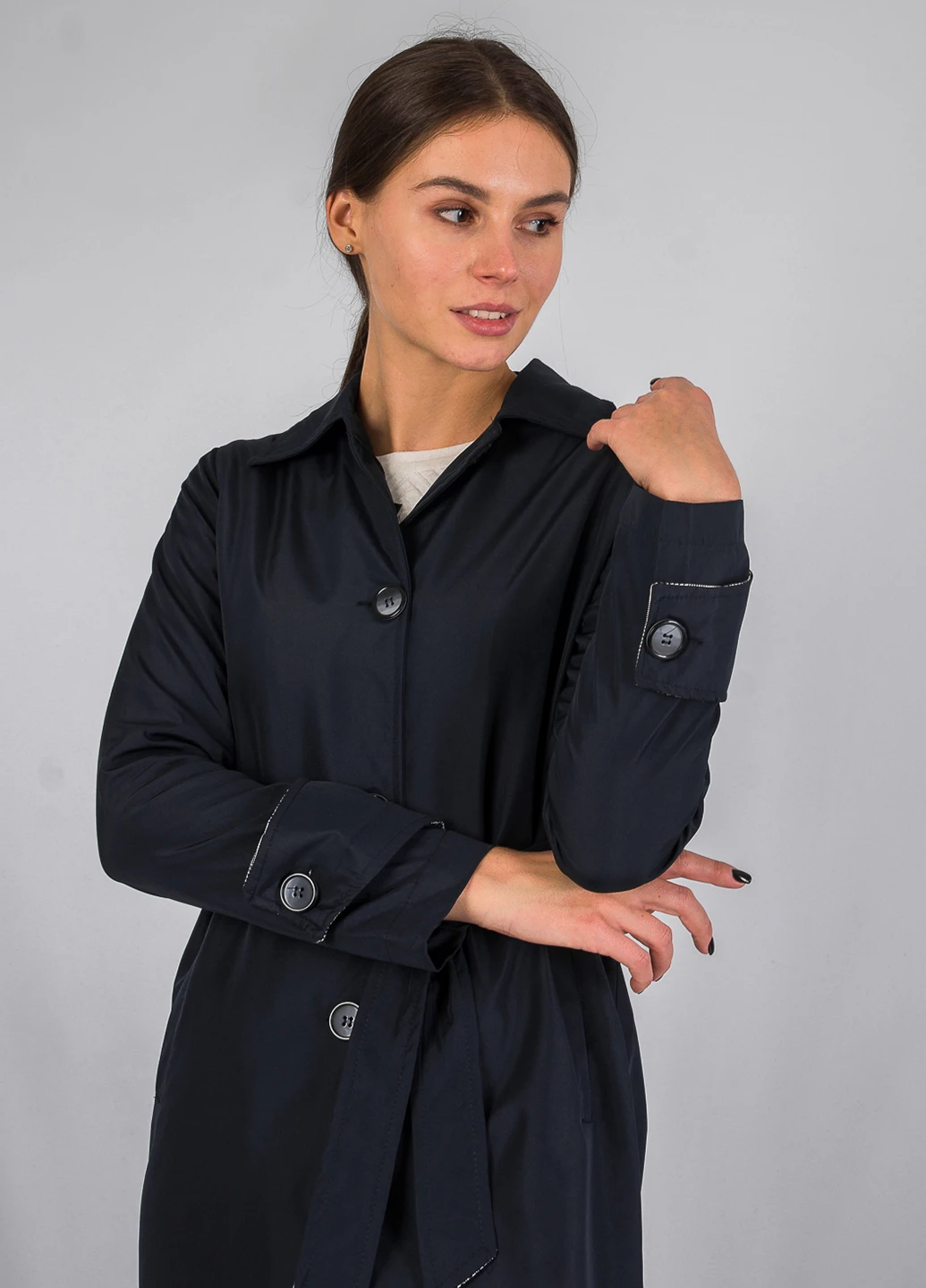 Плащ Bebe Plus тренчкот на гудзиках демісезон (253382395)