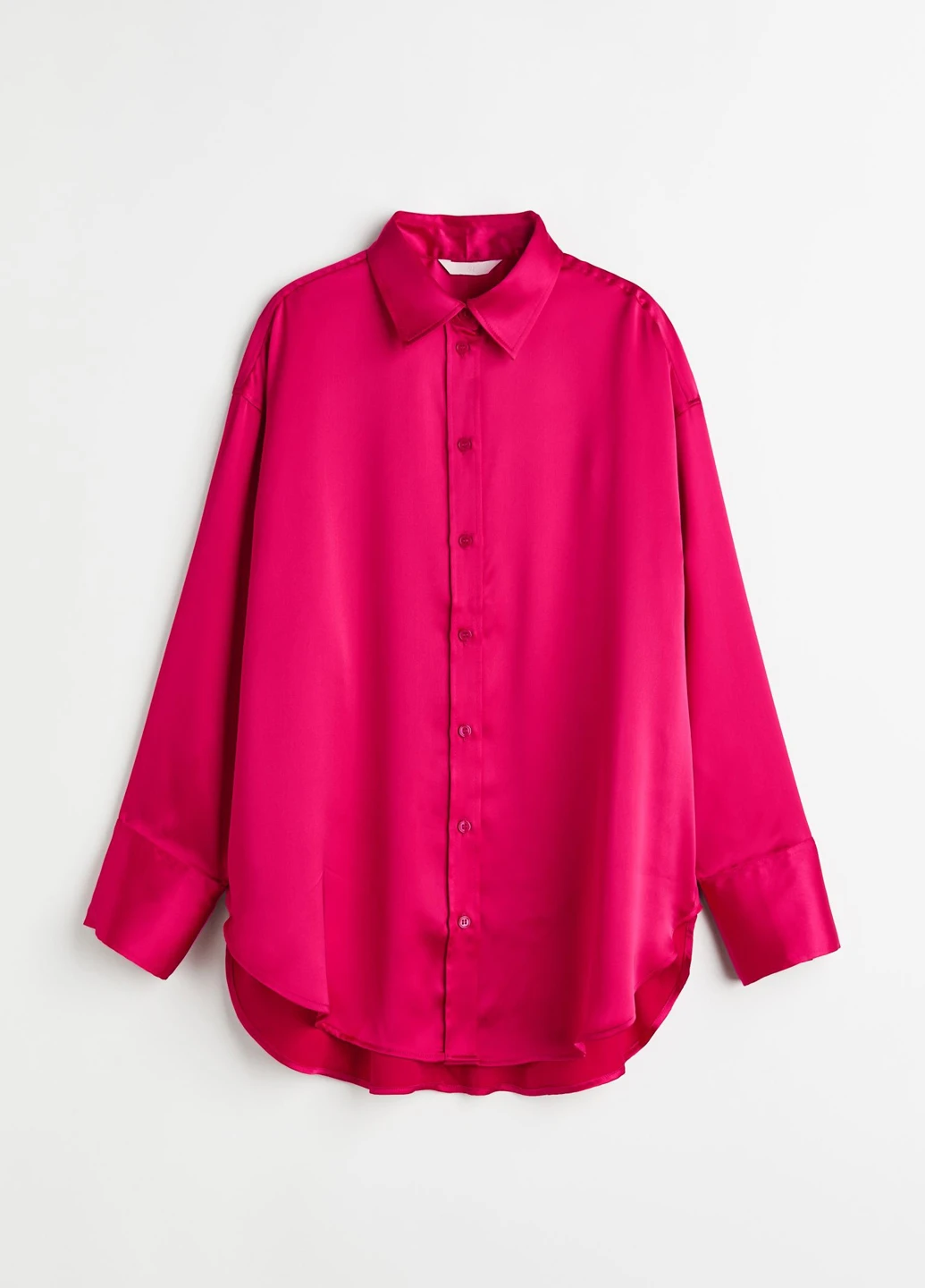 Малиновая блуза H&M