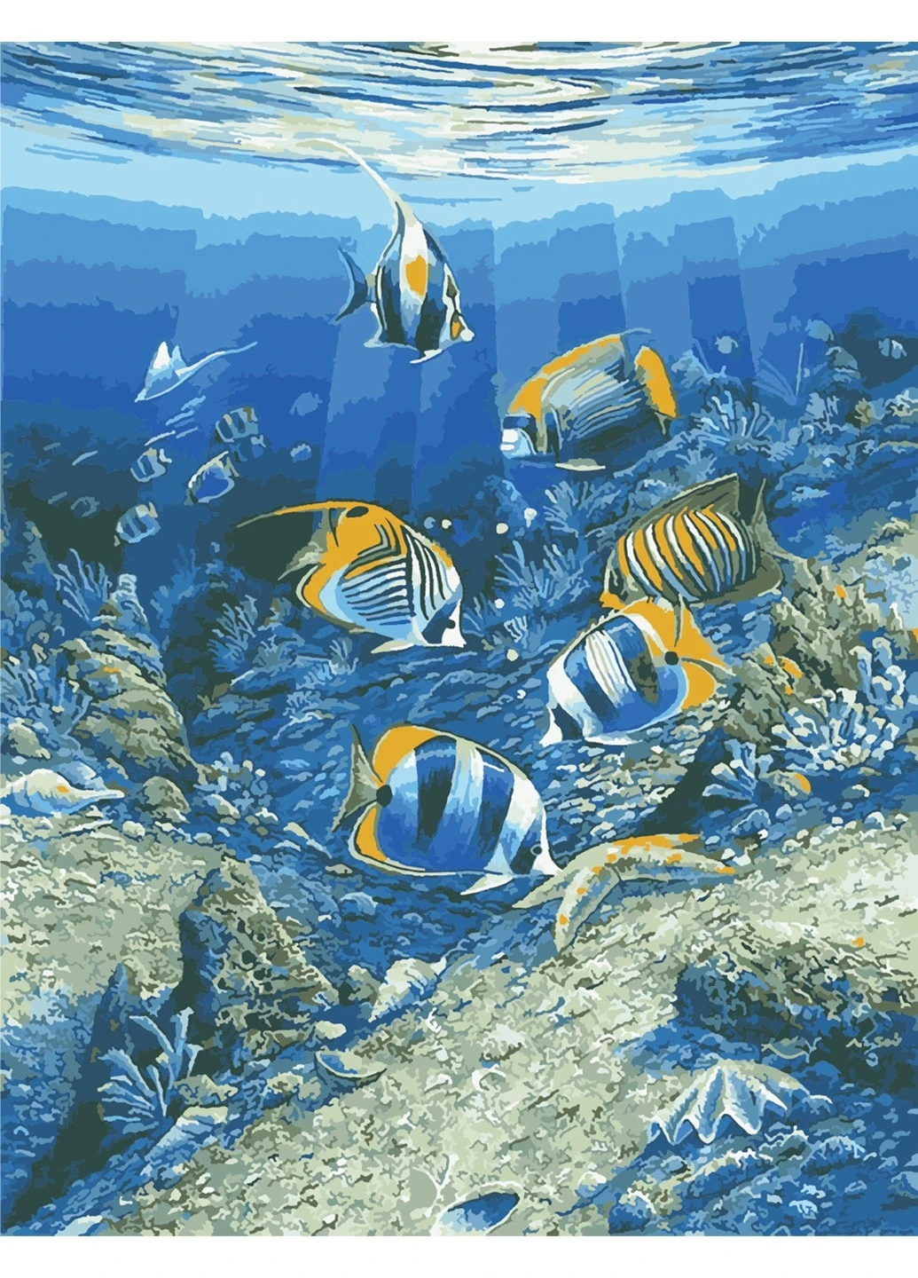 Картина за номерами "Підводний світ" 50х65 см ArtStory (250449132)