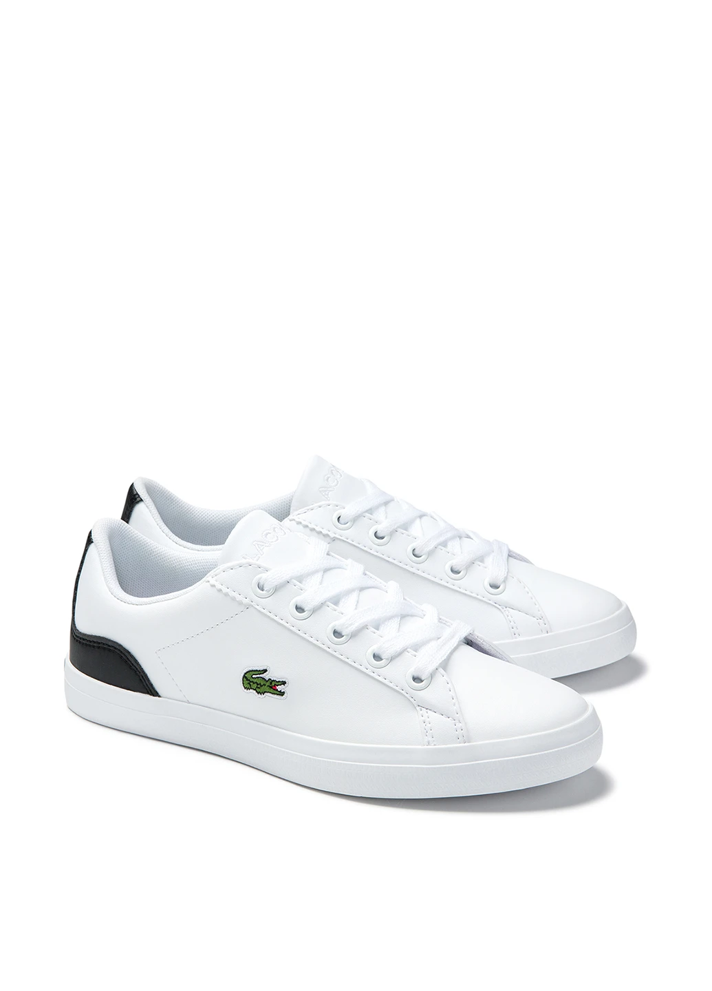 Белые кеды Lacoste