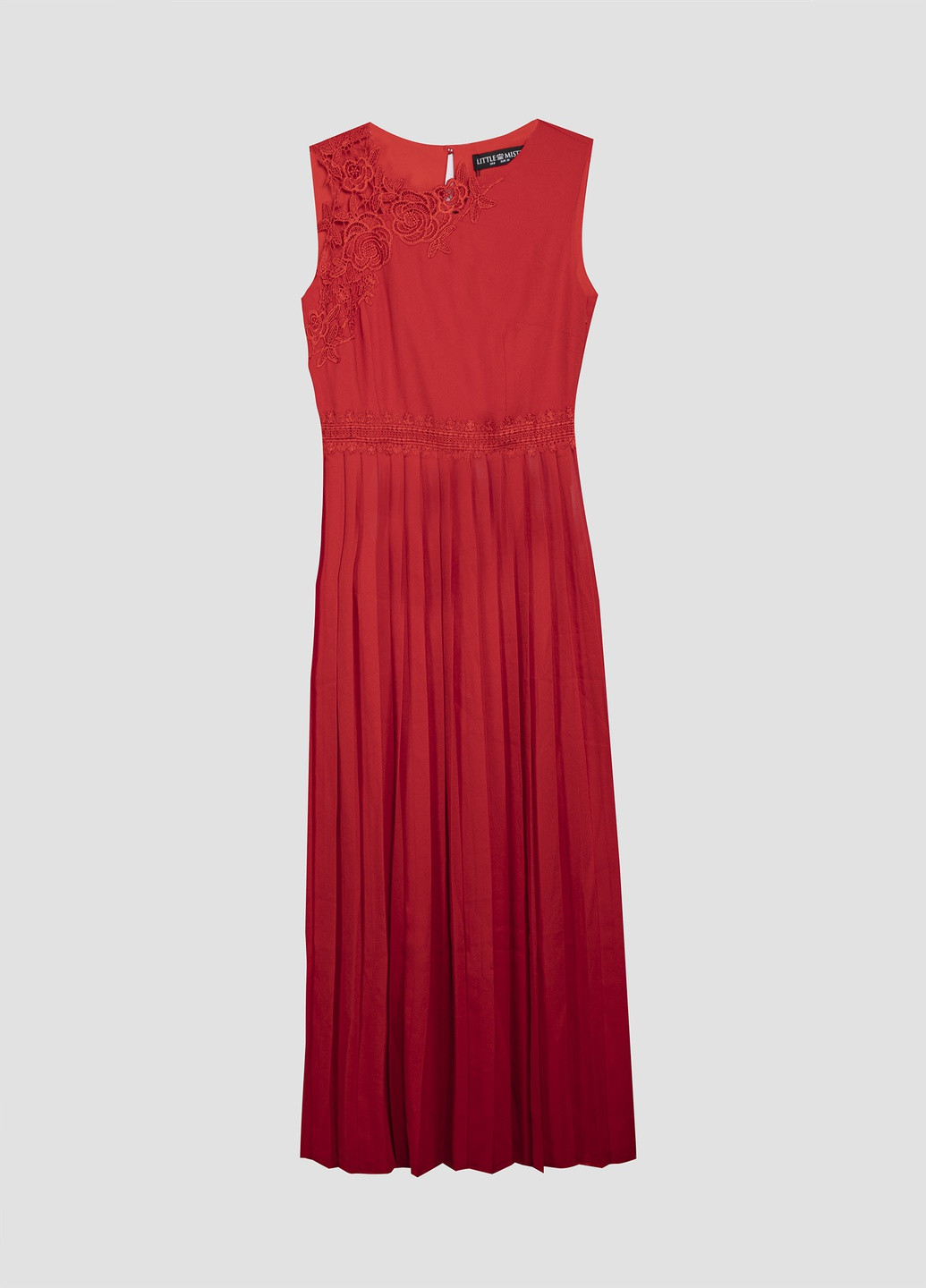 Красное повседневный платье Little Mistress с орнаментом