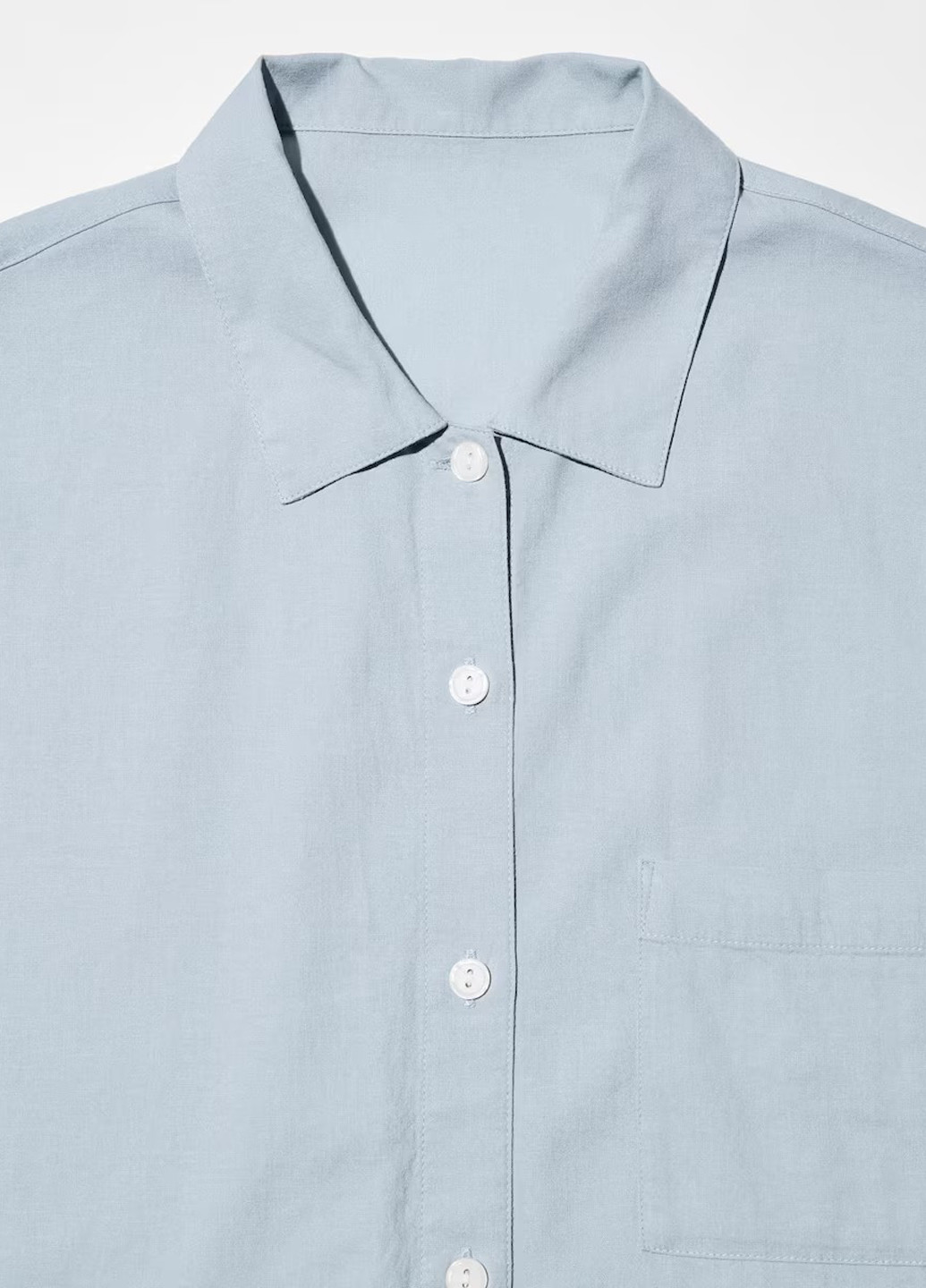 Синя всесезон піжама (сорочка, шорти) сорочка + шорти Uniqlo