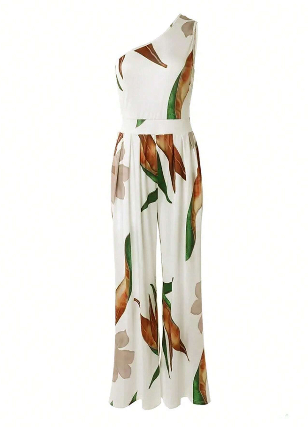 Комбинезон SHEIN комбинезон-брюки рисунок комбинированный кэжуал полиэстер